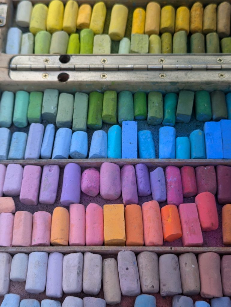 Coloured pastels